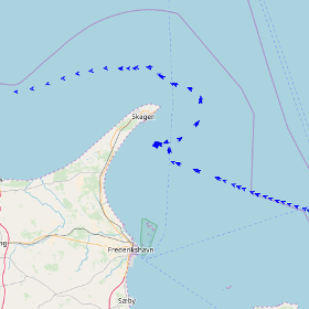 AIS data for ships tracking